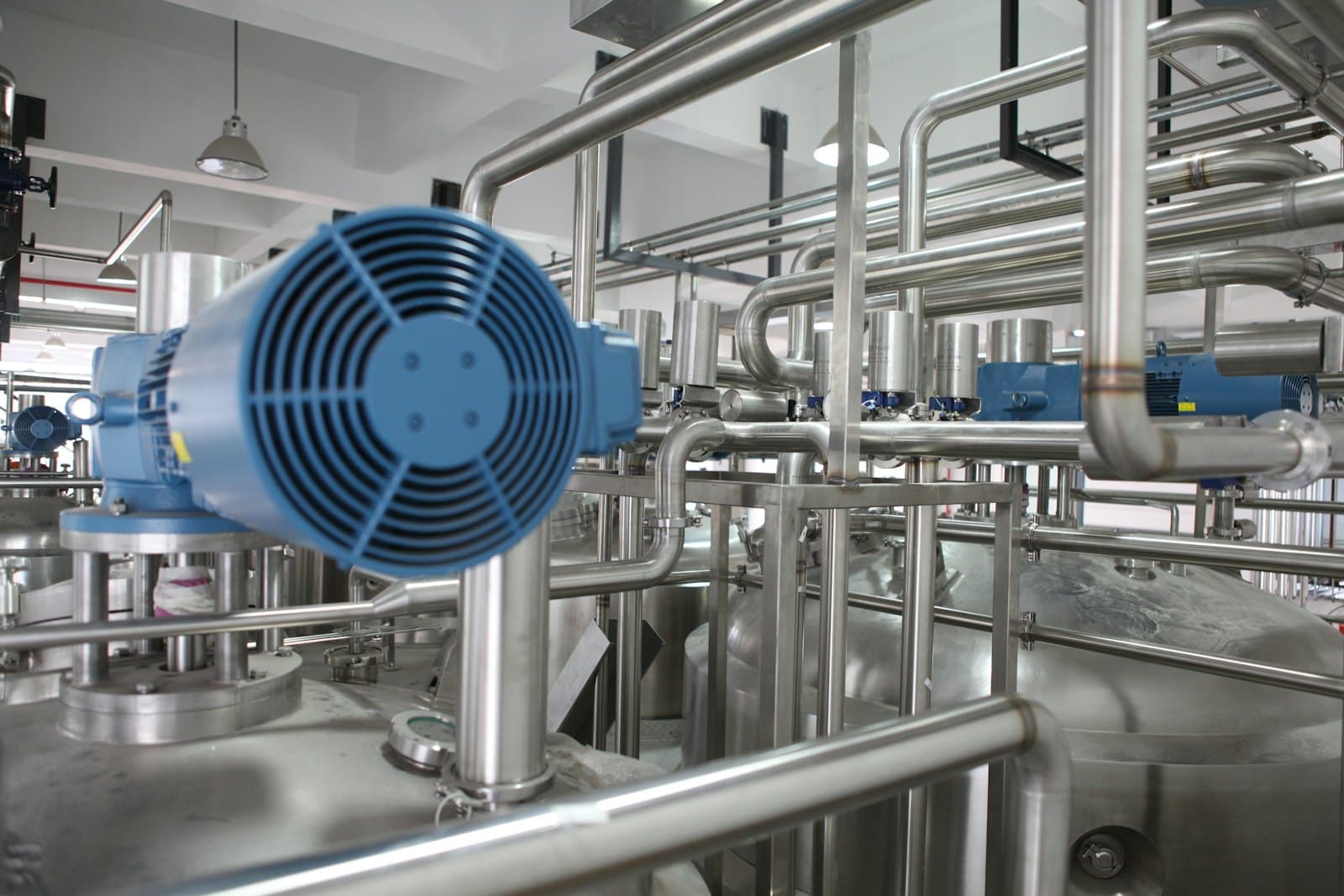 Compression facility pipework at Ajaokuta