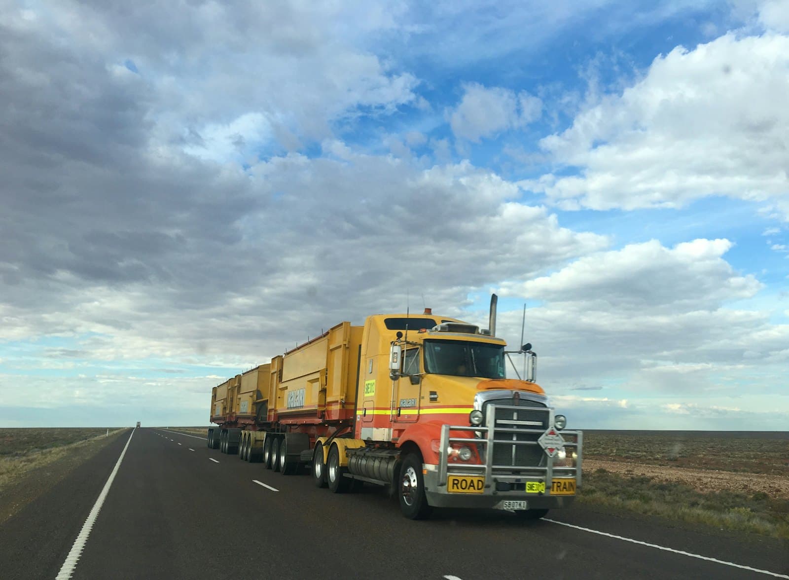 Haulage fleet at a depot or on the corridor